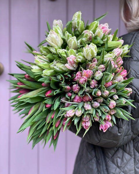 LOVE AN ARMFUL OF TULIPS