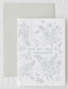 WILD & WONDERFUL CARD